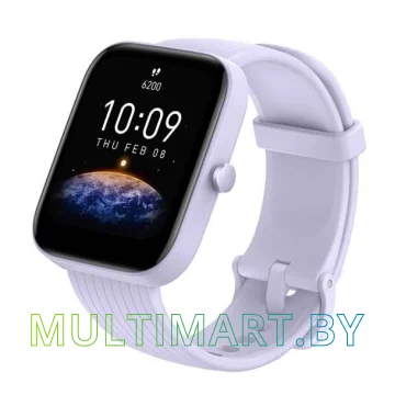 Смарт-часы Amazfit Bip 3 (голубой) картинка 2
